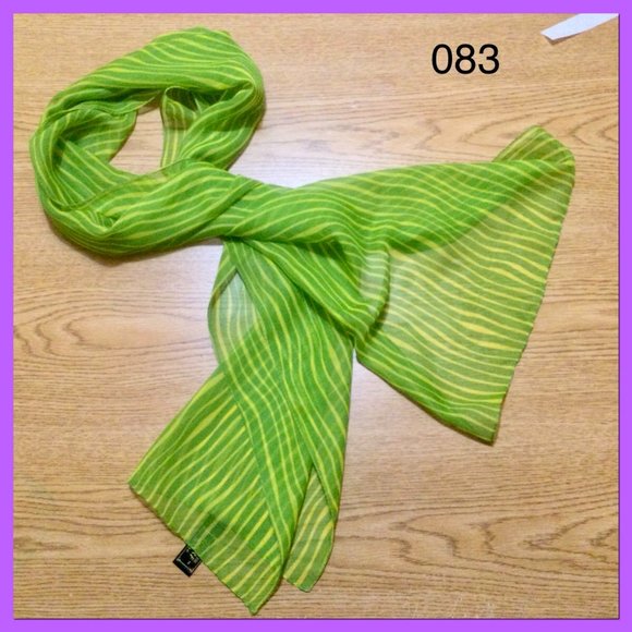 Bright Semi Sheer Scarf_083 - Picture 1 of 6